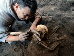 La zona podría tratarse de un cementerio donde fue ubicada la Hacienda de Alvarado. NTX / ARCHIVO