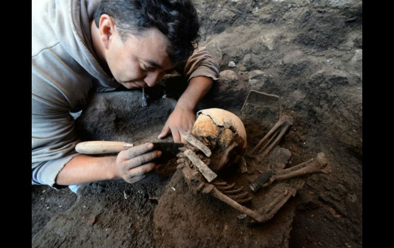 La zona podría tratarse de un cementerio donde fue ubicada la Hacienda de Alvarado. NTX / ARCHIVO