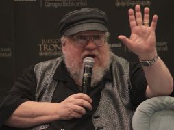 George R. R. Martin fue sin duda una de las grandes estrellas de la FIL.  /