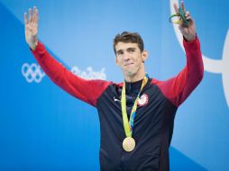 A sus 31 años, el más grande nadador de la historia, Michael Phelps, es ''el retirado del año''. MEXSPORT / ARCHIVO