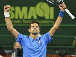 Djokovic, que venció en dos horas y 23 minutos, intentará lograr su primer título del año. EFE / N. Thekkayil