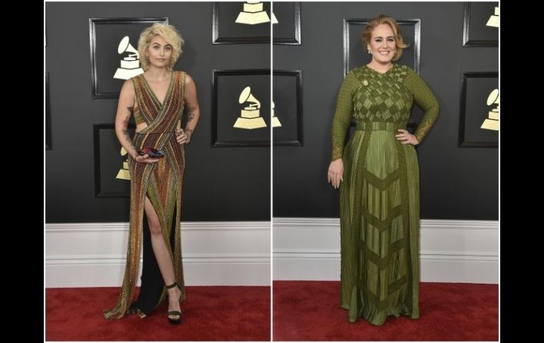 Paris Jackson y Adele se dieron cita ya en el Staples Center. ESPECIAL /