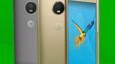 Los Moto G5 y G5 Plus están a la venta en colores dorado y gris oscuro. TWITTER / www.motorola.com.mx