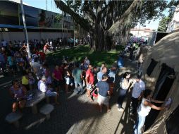 Tras la primer muerte confirmada las autoridades realizan una jornada masiva de vacunación  con largas filas de pobladores. EFE / M. Sayao