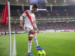 Ya sin brillo ni ofensas al tocar el balón, el tiempo del delantero se terminó al 75' cuando fue sustituido por Leandro Velázquez. MEXSPORT / C. de Marchena