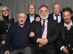 Francis Ford Coppola apareció junto con los actores Al Pacino, Robert Duvall, James Caan, Diane Keaton, Talia Shire y Robert de Niro. ESPECIAL / K. Mazur