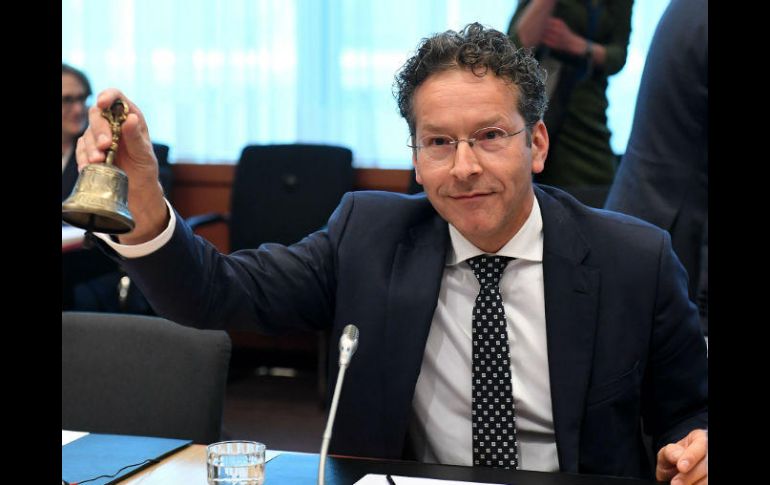 Dijsselbloem explicó que mantuvieron ‘una primera discusión en profundidad sobre la cuestión de la sostenibilidad de la deuda’. AFP / E. Dunand