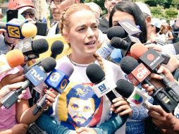 Tintori indicó que el fundador de Voluntad Popular está ‘aislado’ en el Centro de Procesados Militares de Ramo Verde. TWITTER / @liliantintori