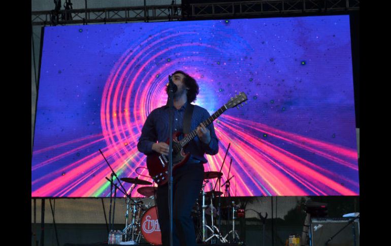 Enjambre estuvo de visita en Guadalajara, donde tocó su nuevo material. EL INFORMADOR / J. Pérez