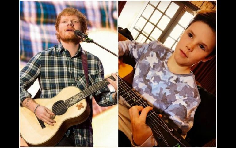 Ed Sheeran confesó que le enseñó a escribir una canción a Cruz. ESPECIAL /