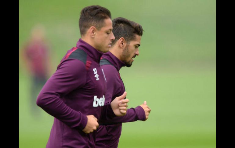 El tapatío entró al campo de juego al minuto 64. TWITTER / @WestHamUtd