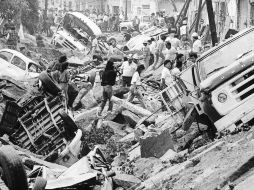 Información oficial indica que la calle Gante, en el barrio de Analco, fue la más afectada. EL INFORMADOR / ARCHIVO