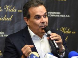 El artista se reúne con medios de comunicación para dar a conocer los pormenores del concierto navideño que él realiza desde hace 14 años. SUN/A. Romero