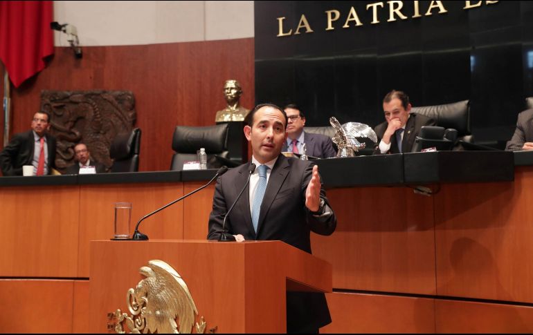 El blanquiazul fue llamado el senador abogado más destacado de la historia senatorial. ESPECIAL / comunicacion.senado.gob.mx