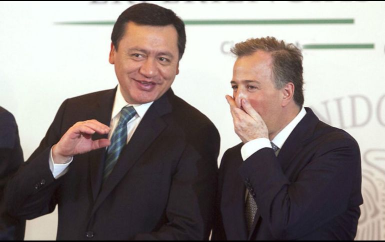 Miguel Ángel Osorio Chong señala que trabajará duro con el candidato José Antonio Meade. SUN / ARCHIVO