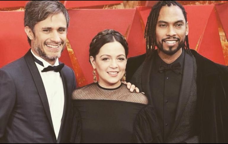 La artista compartió escenario con Gael García Bernal, que en el filme 