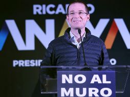 Anaya presentó este miércoles su propuesta sobre la relación bilateral con EU. EFE / Especial