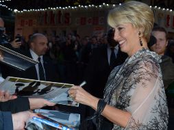 Emma Thompson. La actriz figura en la lista de condecorados de 2018. AP/ARCHIVO