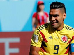 Falcao califica el partido ante Japón como ”complicado” tras la expulsión temprana de su compañero, Carlos Sánchez. EFE / E. Biba