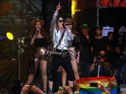 El pasado miércoles, Belinda participó en el cierre de campaña de López Obrador. NTX / ARCHIVO