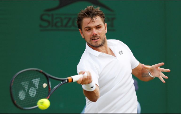 Wawrinka dominaba 6-5 en el tercer set después de perder los dos primeros ante Fabbiano. EFE/N. Bothma