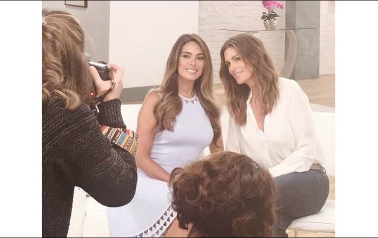 Galilea confesó su emoción por conocer a Cindy Crawford. INSTAGRAM / galileamontijo