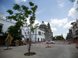La SCT tiene a su cargo la renovación de la plazoleta Chopin, la del Santuario de Guadalupe, la plaza de Armas y la del templo de San Francisco, entre otras obras. EL INFORMADOR/Archivo