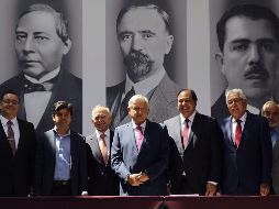 Además, desde su casa de transición, el presidente electo dice que Alejandro Esquer Verdugo será su secretario particular en la Presidencia de la República. EFE / S. Gutiérrez