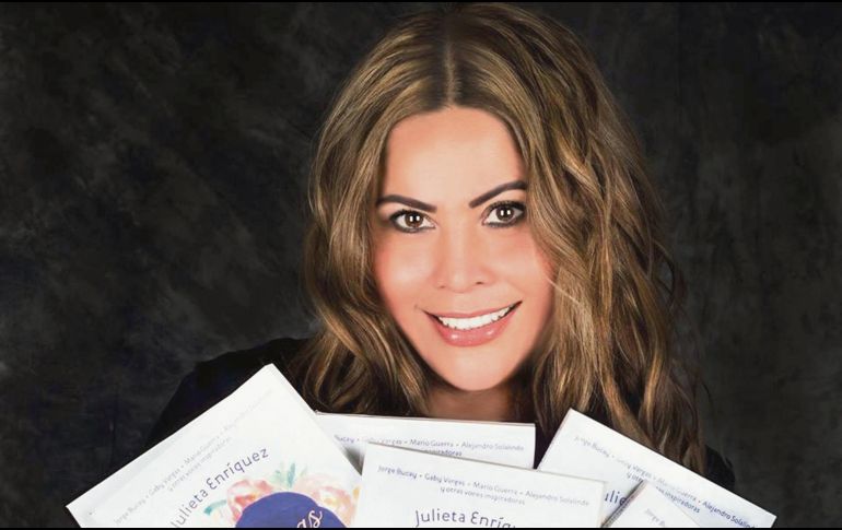 Julieta Enríquez se embarca en la aventura literaria con su primer libro. FACEBOOK JULIETA ENRÍQUEZ
