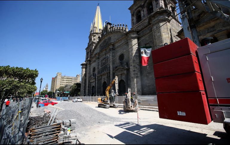 El cruce forma parte de las obras que se realizan actualmente para la construcción de la Línea Tres del Tren Ligero. EL INFORMADOR/ARCHIVO