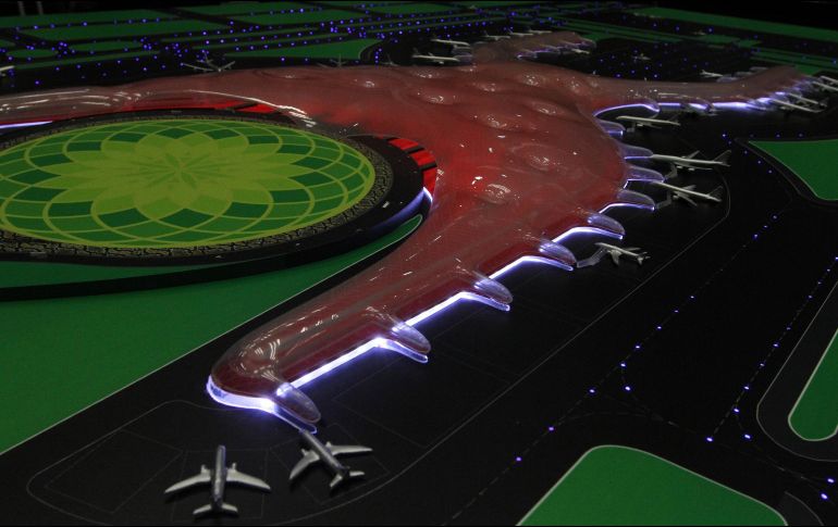 Las obras del proyecto del NAICM continuarán hasta el próximo 30 de noviembre. NTX / ARCHIVO