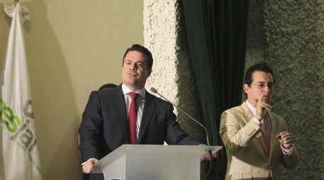 Aristóteles Sandoval en una sesión ordinaria del pleno del Cesjal, organismo que desaparece. EL INFORMADOR/F. Atilano