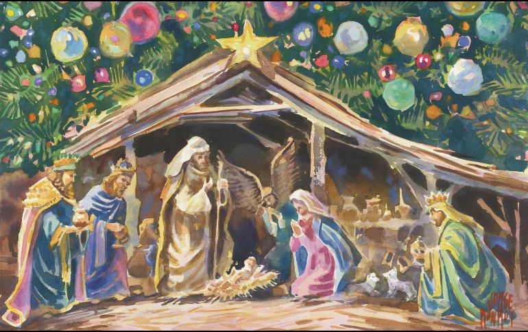 Nacimiento navideño, con sello mexicano