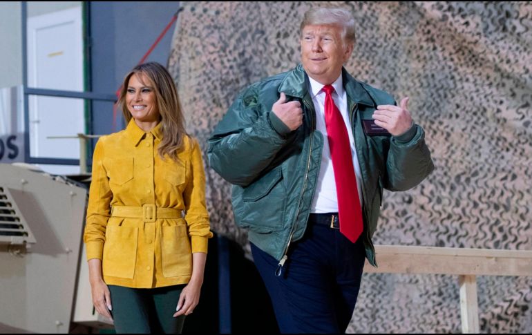 Aunque el presidente tiene autoridad para desclasificar información, algunos observadores han considerado su tuit con el video una violación de la seguridad operacional. AFP / S. Loeb