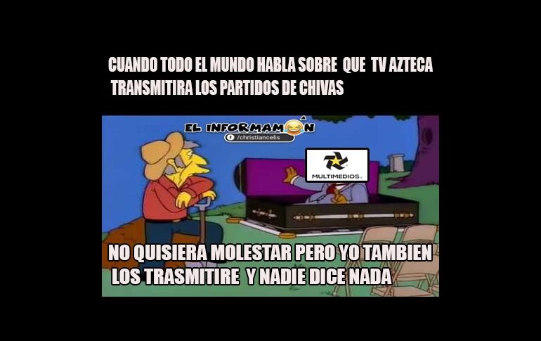 Ahora sí... se desatan los memes por Chivas en TV Azteca