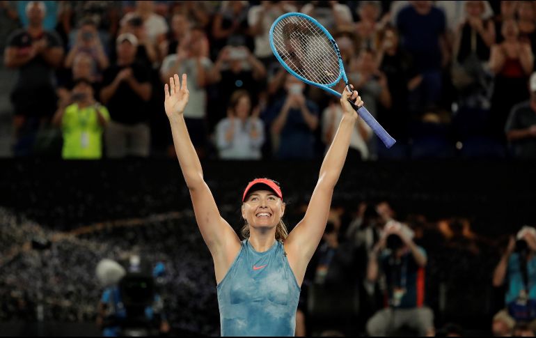 El duelo entre ex números uno del mundo se resolvió a favor de Sharapova, número 30 en las preferencias en la edición actual. EFE / M. Irham