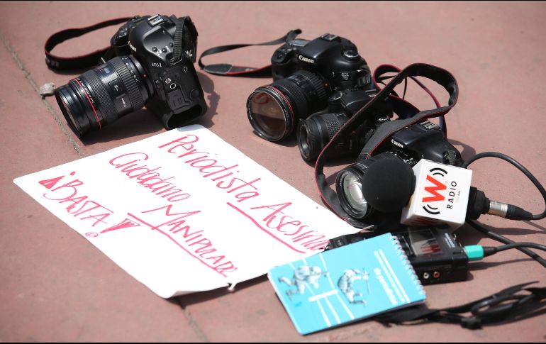 México es el país más peligroso de América para la prensa, con 10 periodistas asesinados en 2018. EL INFORMADOR/ARCHIVO