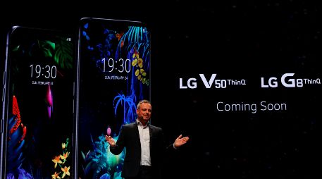 La presentación de los smartphones es durante el Mobile World Congress 2019 en Barcelona. REUTERS / A. Gea