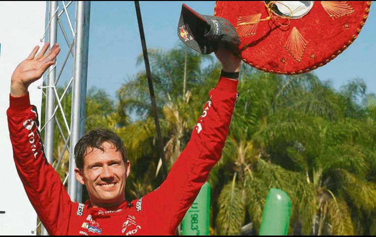 El francés capitalizo su ventaja en las rondas anteriores y se lleva el Rally México 2019. AFP / A. Estrella