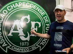 Henzel, tres jugadores de Chapecoense y dos tripulantes de la aerolínea LaMia fueron los sobrevivientes del accidente aéreo cerca de Medellín, Colombia, en noviembre de 2016. AFP / N. Almeida
