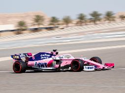 No fue el inicio esperado para Pérez y su compañero Stroll, a la espera de que a partir de la segunda sesión de ensayos libres demuestren un mejor rendimiento de sus monoplazas. EFE / V. Xhemaj