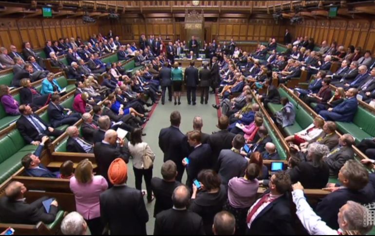 La Comisión Europea rechazó la opción de ampliar la prórroga solicitada por Theresa May. AFP/Parlamento de Reino Unido