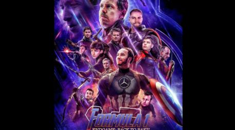 La máxima categoría del automovilismo hizo un póster, similar al del filme, con los pilotos como protagonistas. TWITTER / @F1