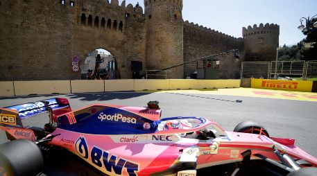 Pérez Mendoza cumplió con 17 vueltas a trazado azerbaiyano y su mejor tiempo fue de 1:41.593 en una clasificación que protagonizó un retraso debido a dos percances que no pasaron a mayores. AP / S. Grits