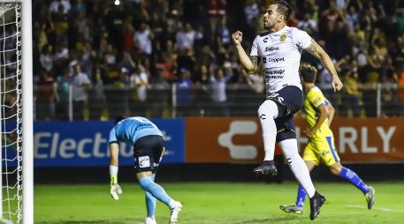 Cristian Báez abrió el marcador al minuto 10. MEXSPORT/E. Serrato