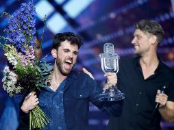 Ducan Laurence, de 25 años y favorito de las apuestas previas al concurso, se impuso con una balada inspirada en la desaparición de un ser querido. AP/S. Scheiner