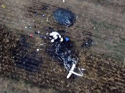 En el accidente del helicóptero murieron cinco personas, entre ellas Alonso Hidalgo y Moreno Valle. AFP/ARCHIVO