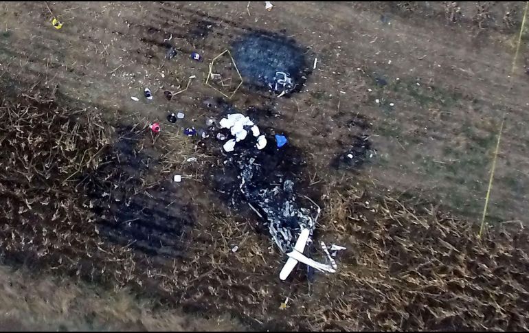 En el accidente del helicóptero murieron cinco personas, entre ellas Alonso Hidalgo y Moreno Valle. AFP/ARCHIVO