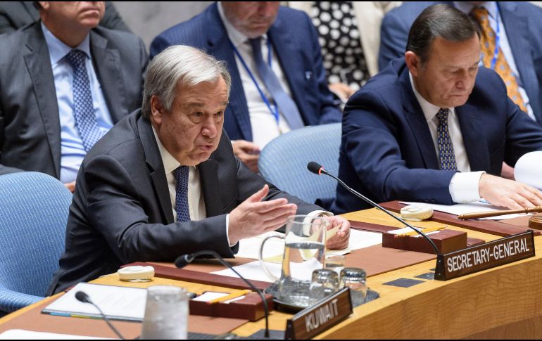 El secretario general de la ONU Antonio Guterres solicitó que el conflicto de Siria sea remitido a la Corte Penal Internacional. TWITTER / @antonioguterres