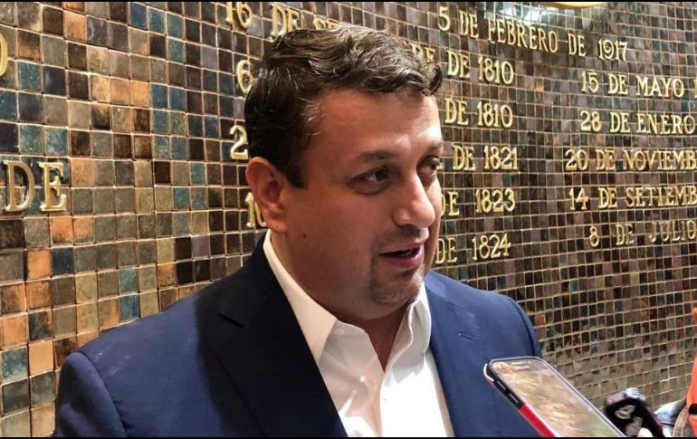 Cortés Berumen informó que la carta de renuncia será turnada a las Comisiones correspondientes. EL INFORMADOR / R. Rivas